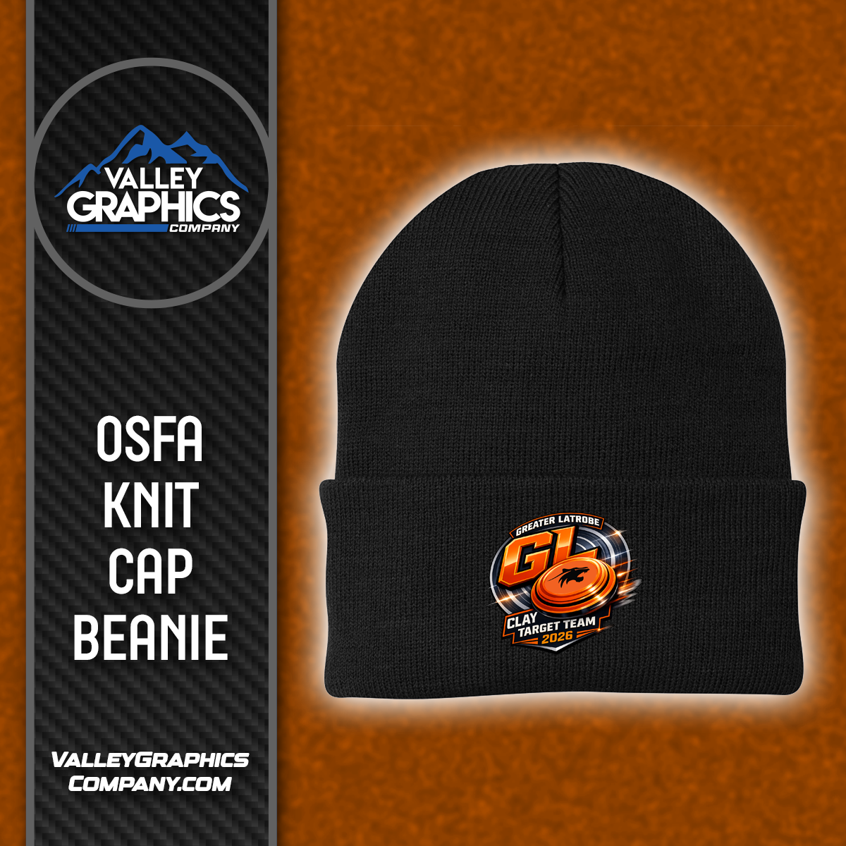 Beanie Knit Cap - OSFA - GL Clay Target Team 2026