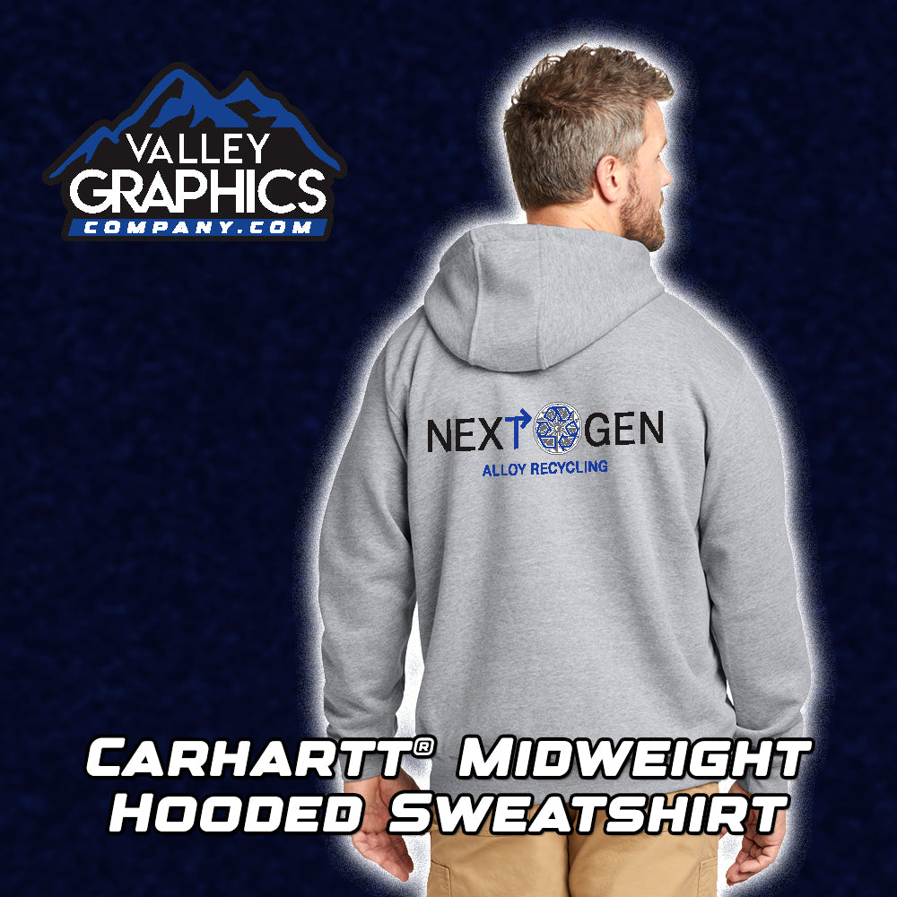 CarharttĀ® Pullover Midweight Hoodie - Next Gen Alloy