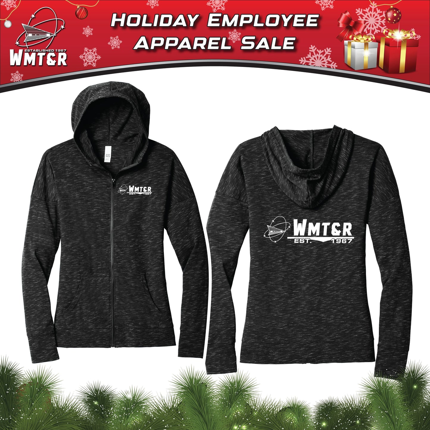 WMT&R - Women’s Medal Full Zip Hoodie