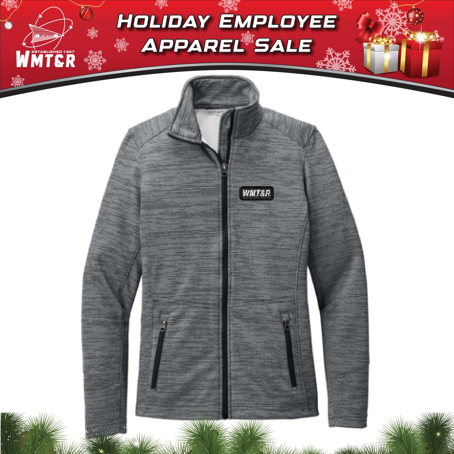 WMT&R - Women's Digi Stripe Fleece Jacket