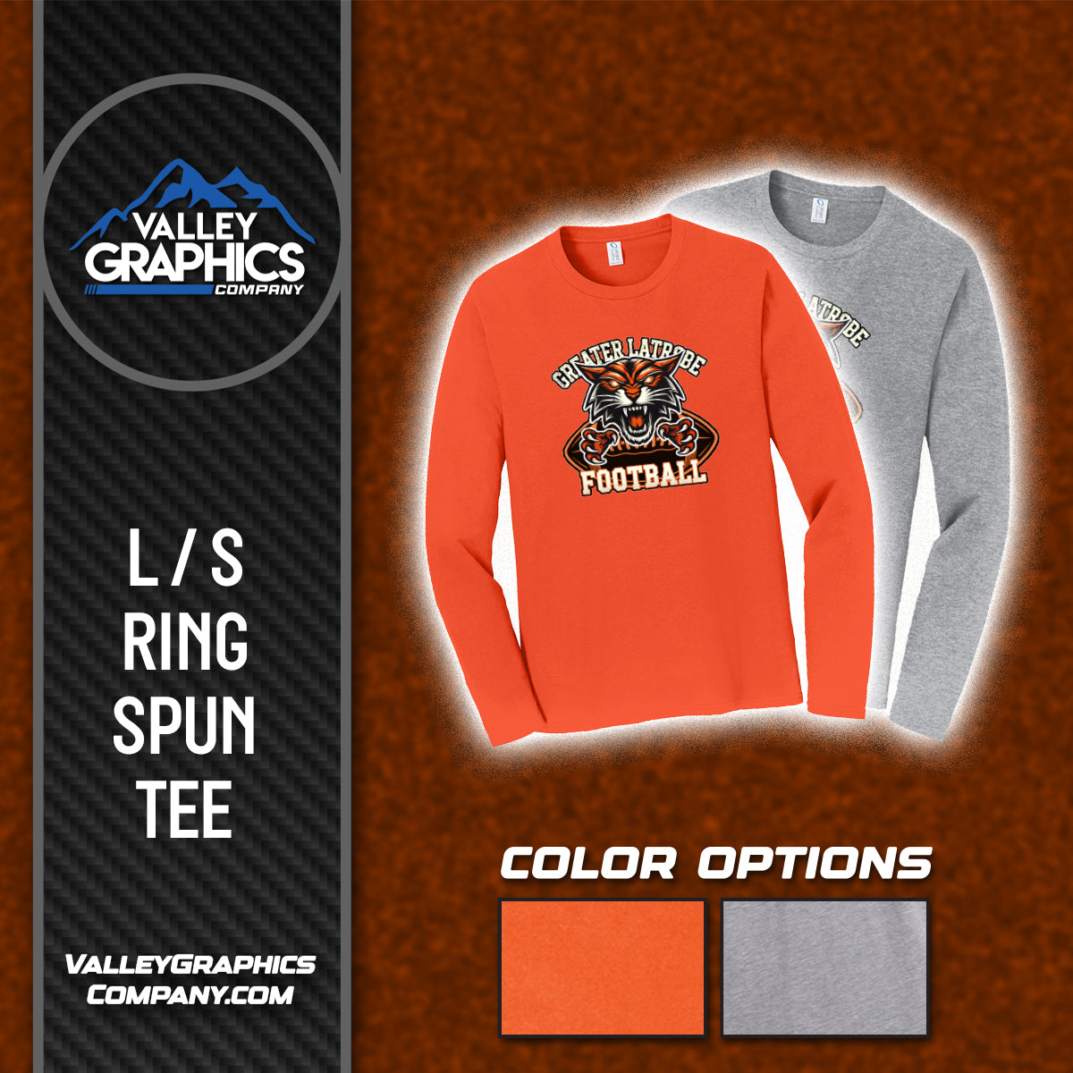 Ring Spun Long Sleeve Tee - GL Football Team 2025