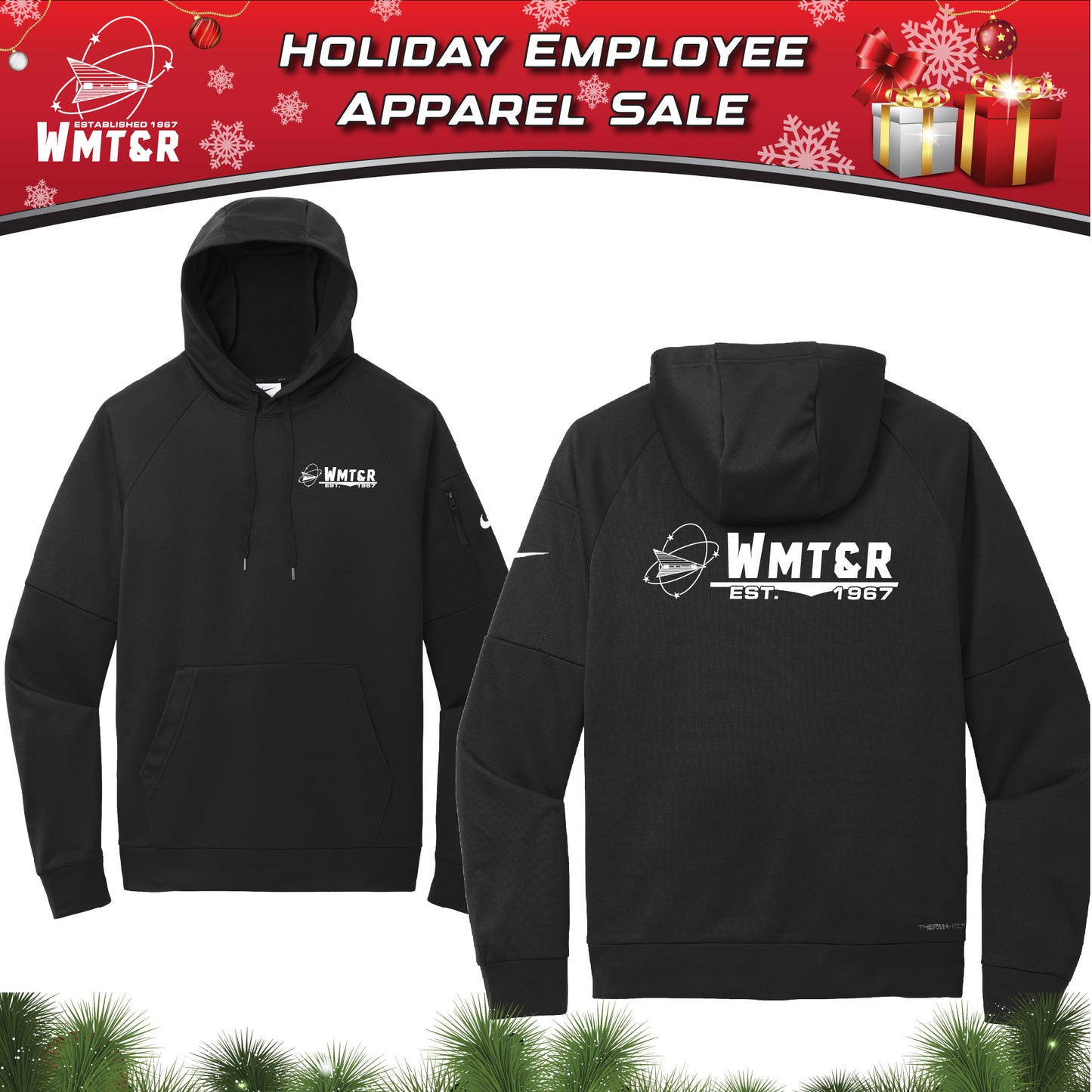 WMT&R - Nike Therma-FIT Pocket Pullover Fleece Hoodie