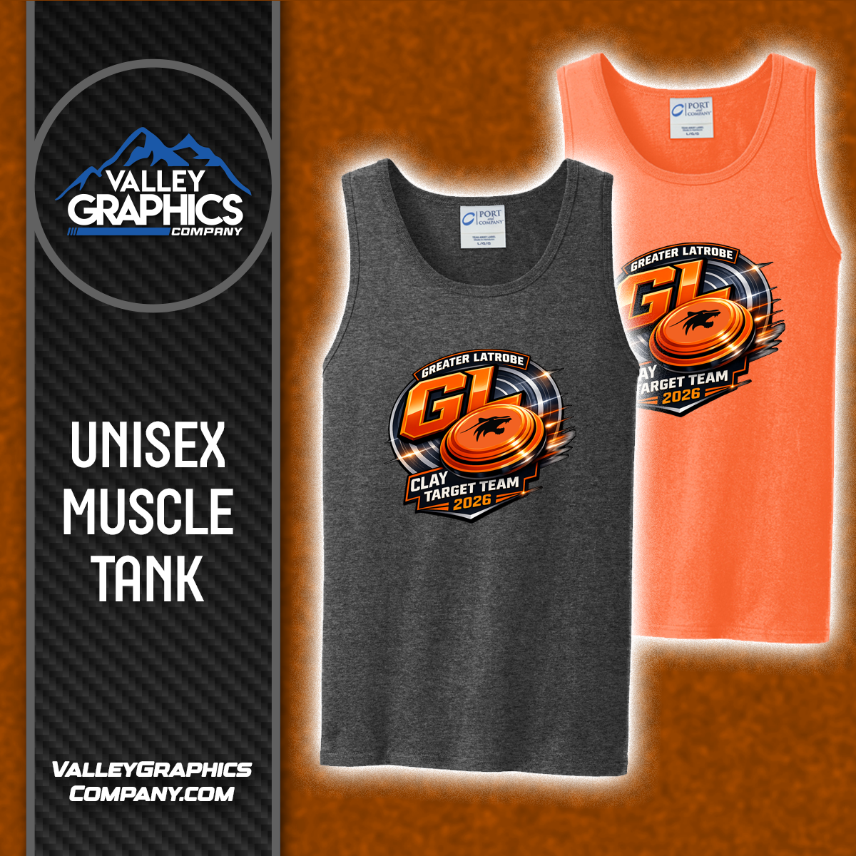 Unisex Muscle Tanktops - GL Clay Target Team 2026
