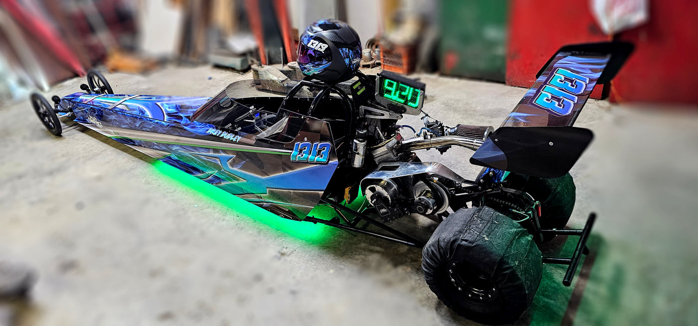 J&B Racing Dragster Graphics