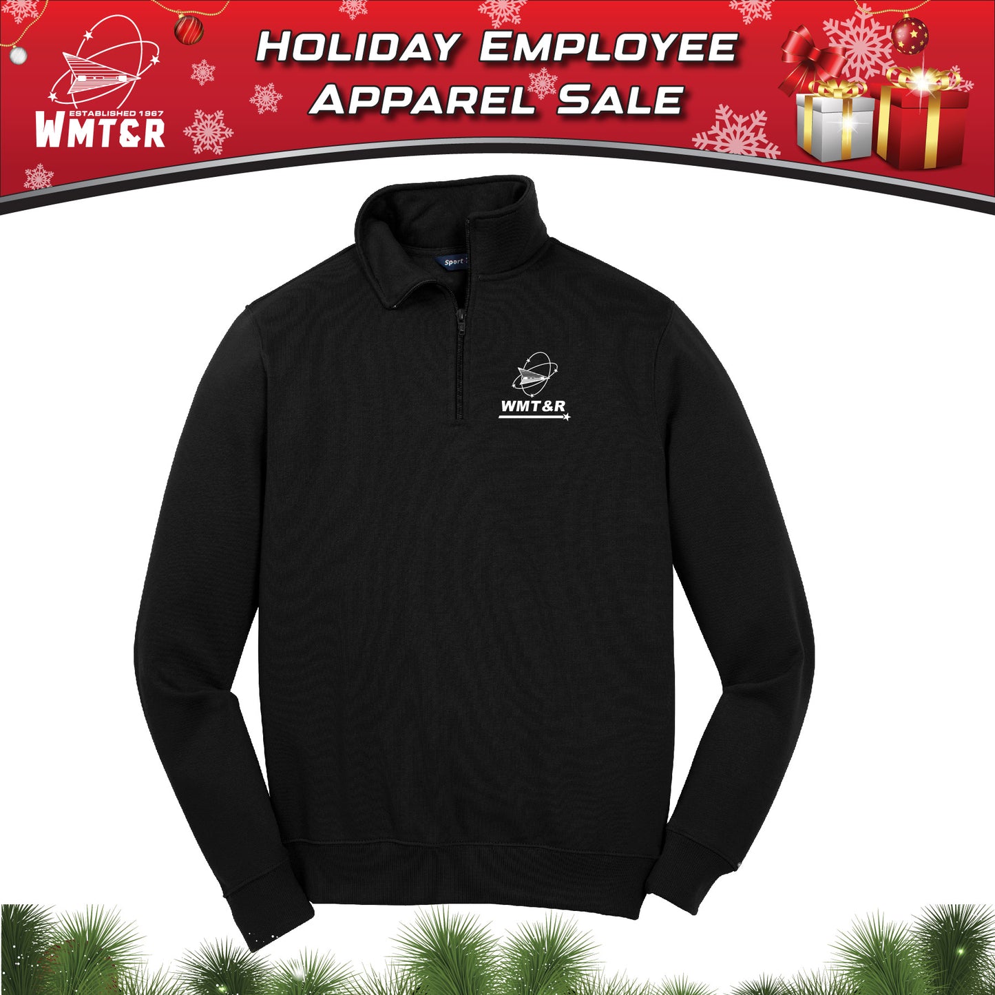 WMT&R - 1/4-Zip Sweatshirt