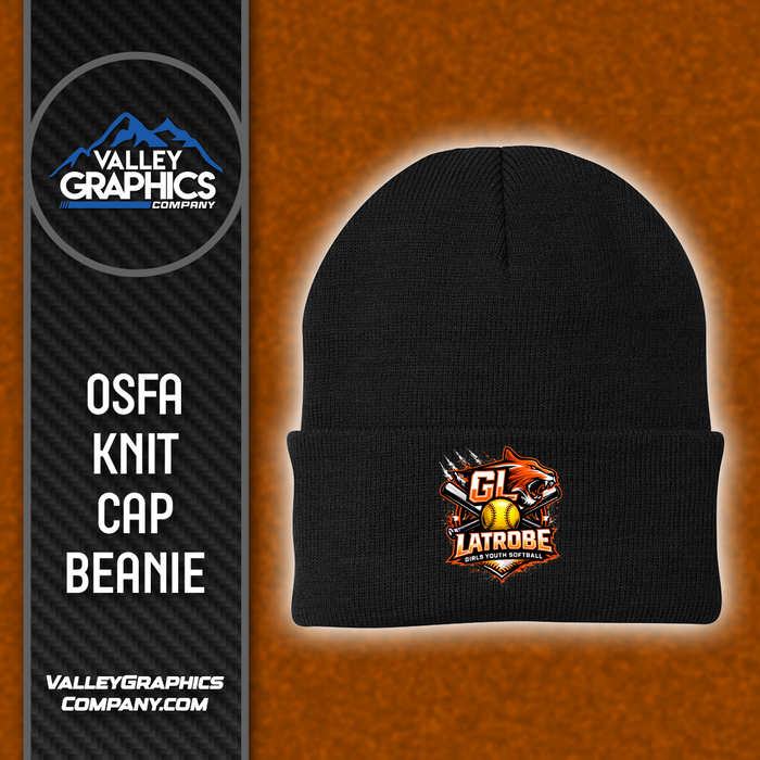 Beanie Knit Cap - OSFA - GL Girls Youth Softball 2026