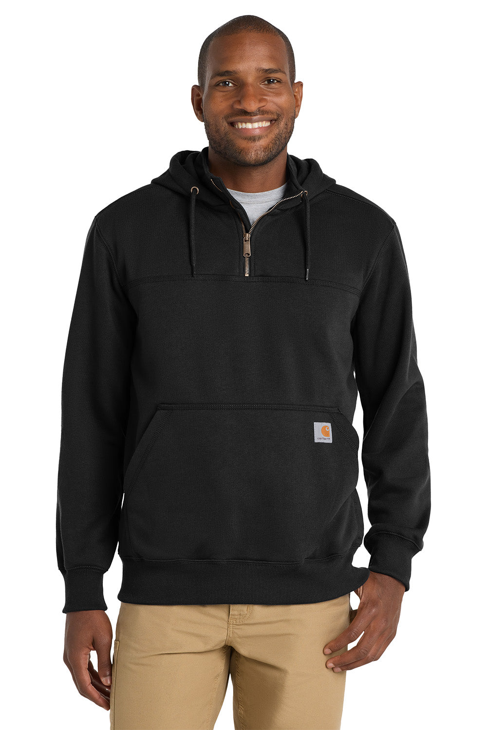 Carhartt® Rain Defender® Paxton Heavyweight Hooded 1/4 Zip Sweatshirt