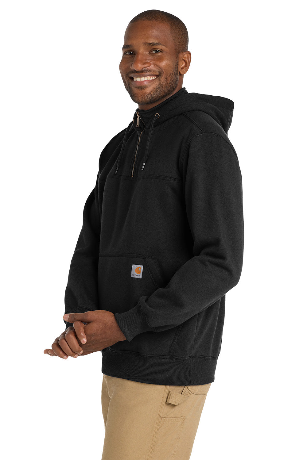 Carhartt® Rain Defender® Paxton Heavyweight Hooded 1/4 Zip Sweatshirt