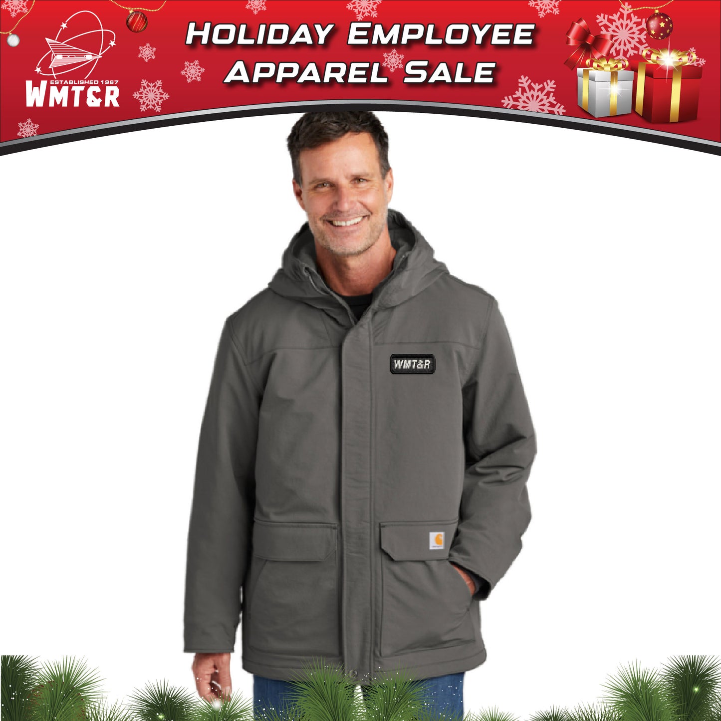 WMT&R - Carhartt® Super Dux™ Insulated Hooded Coat