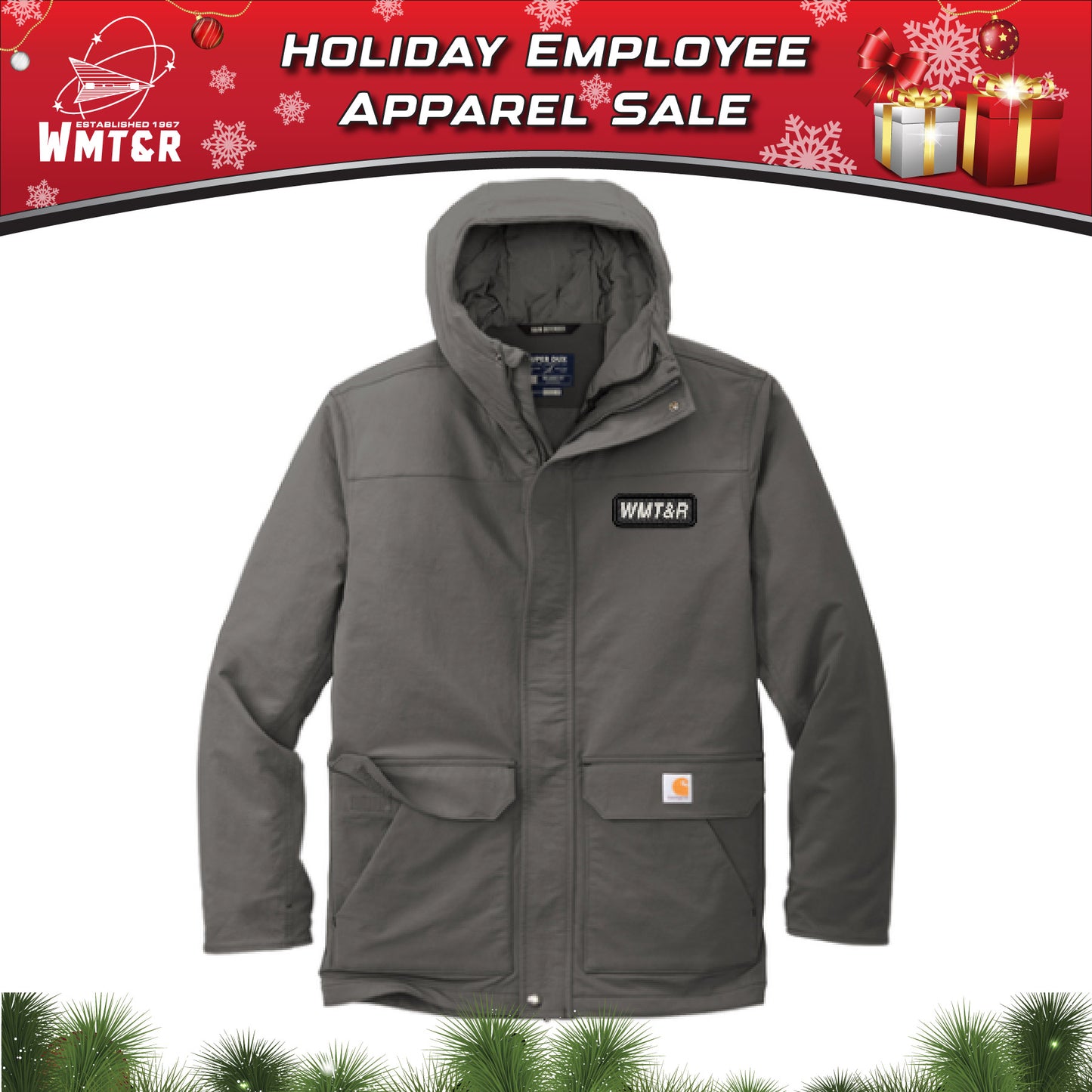 WMT&R - Carhartt® Super Dux™ Insulated Hooded Coat