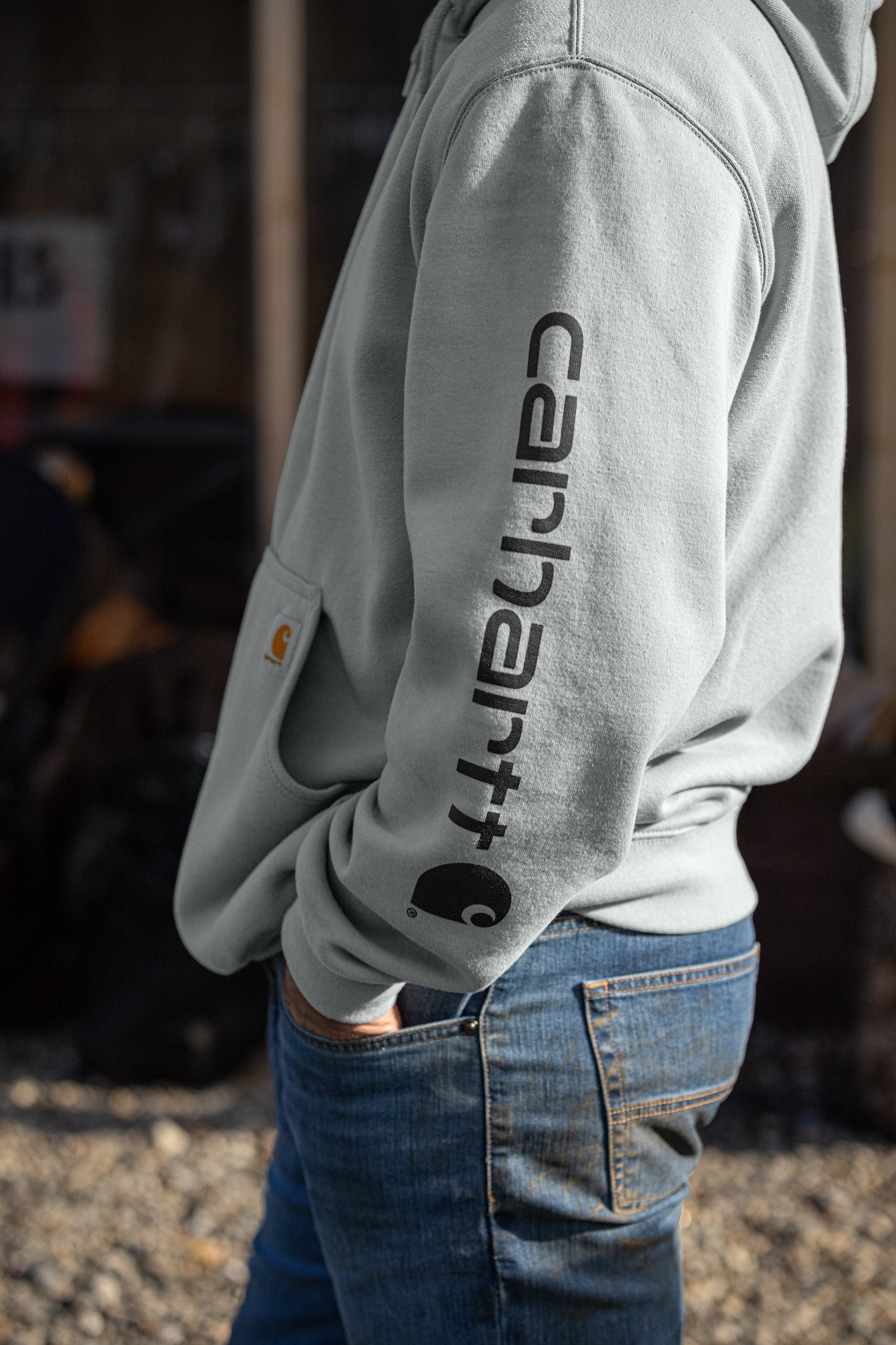 Carhartt® Midweight Hooded Logo Sweatshirt