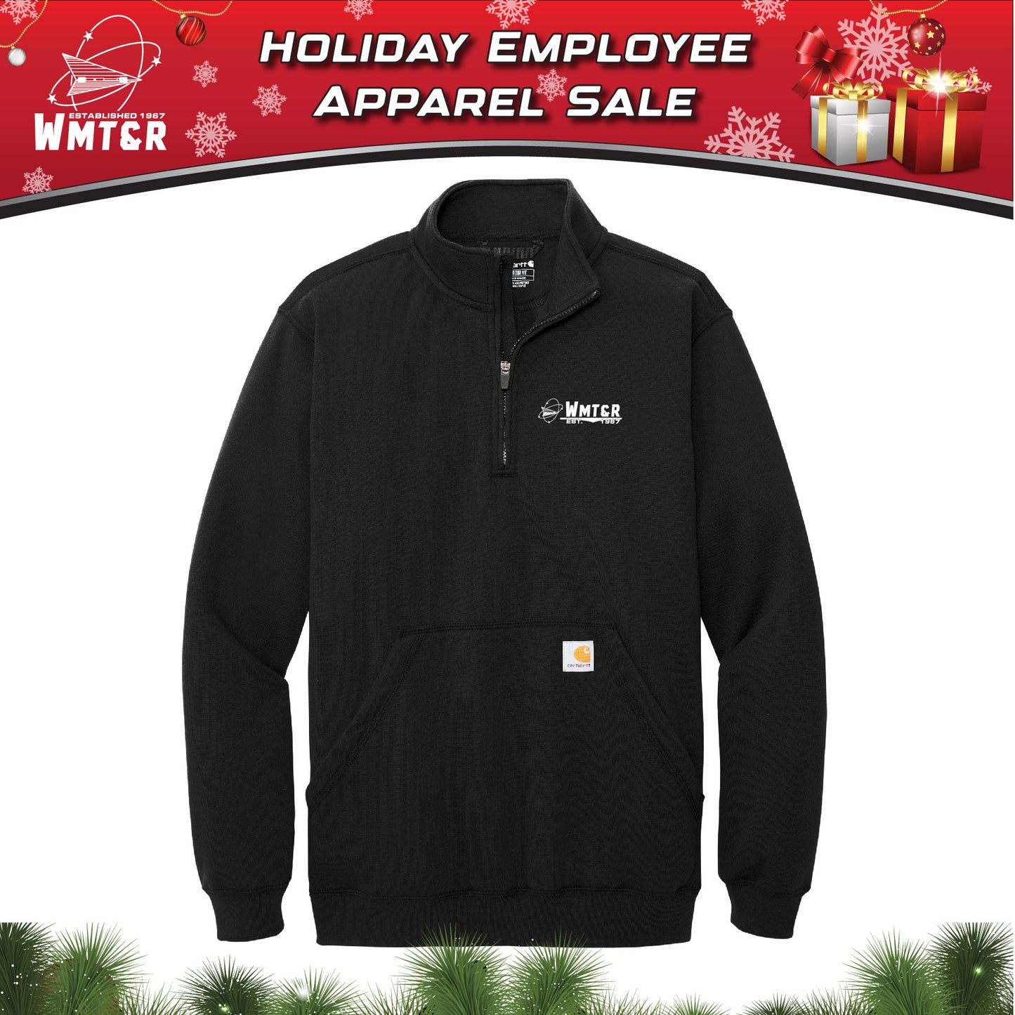 WMT&R - Carhartt 1/4-Zip Sweatshirt