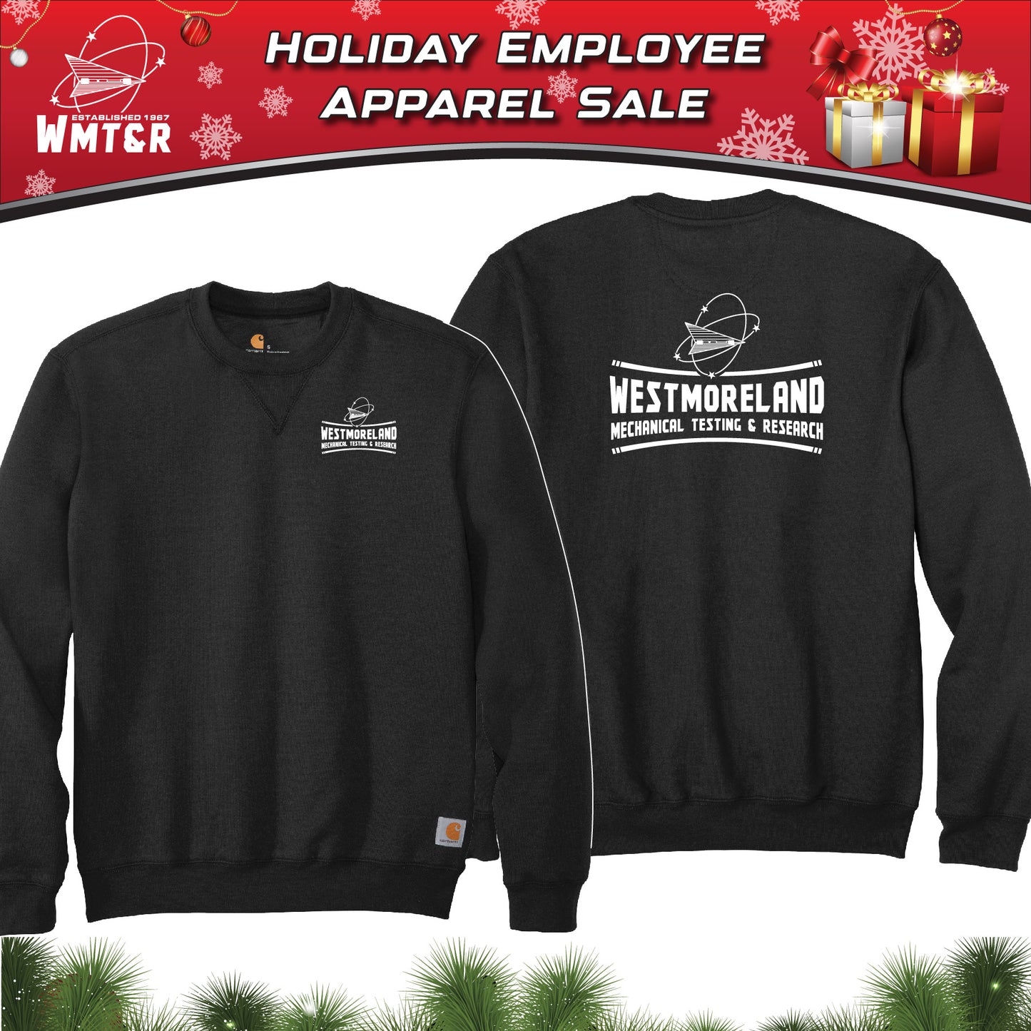 WMT&R - Carhartt® Midweight Crewneck Sweatshirt