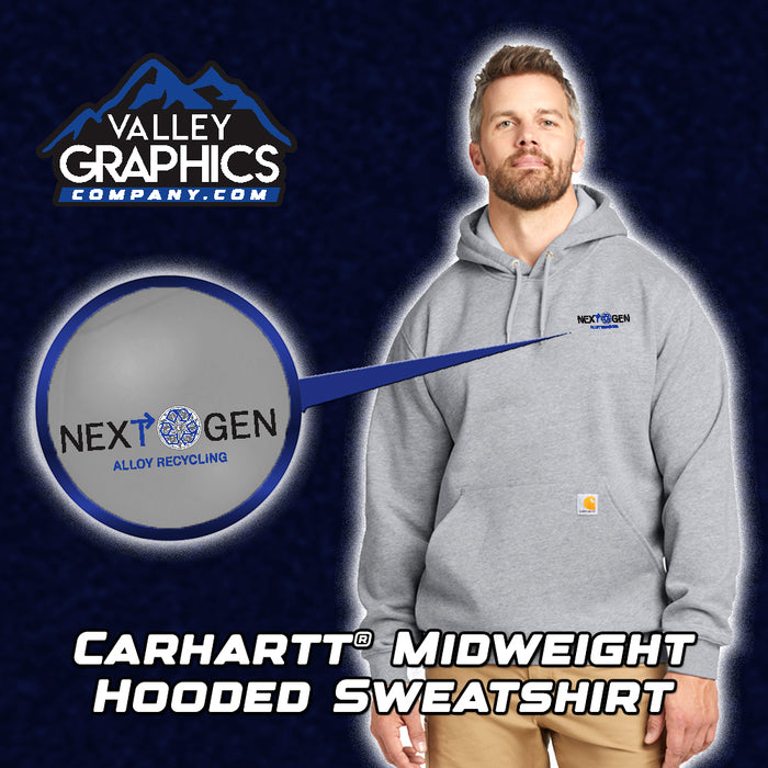 Carhartt® Pullover Midweight Hoodie - Next Gen Alloy