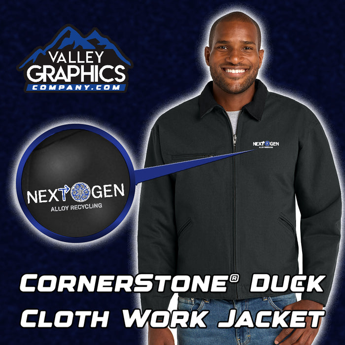 CornerStone® Duck Cloth Work Jacket - Next Gen Alloy