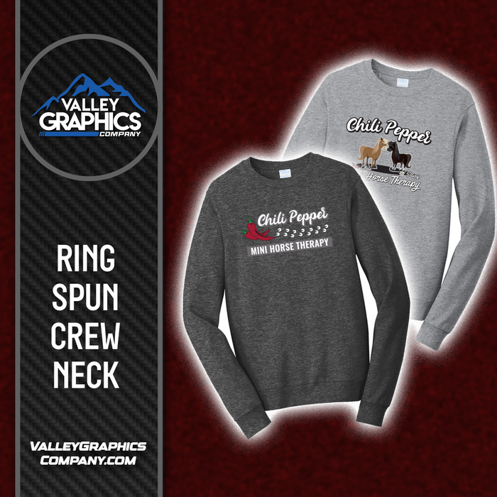 Ring Spun Crewneck - Chili Pepper