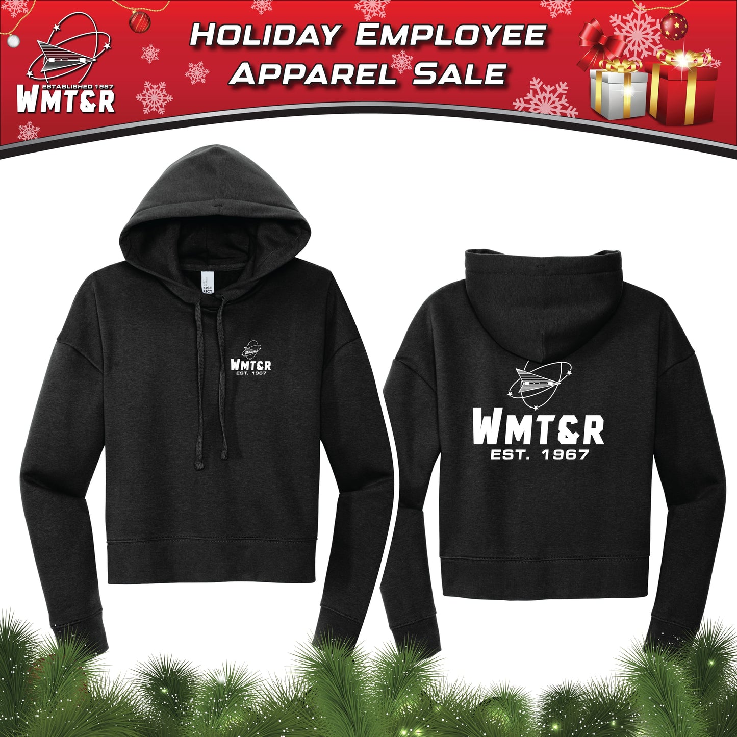 WMT&R - Women’s V.I.T. Crop Fleece Hoodie