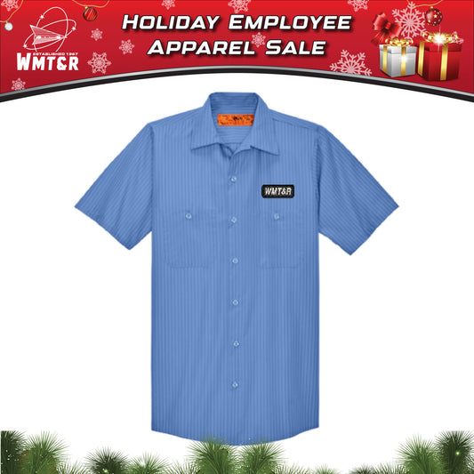 WMT&R - Red Kap® Short Sleeve Striped Industrial Work Shirt