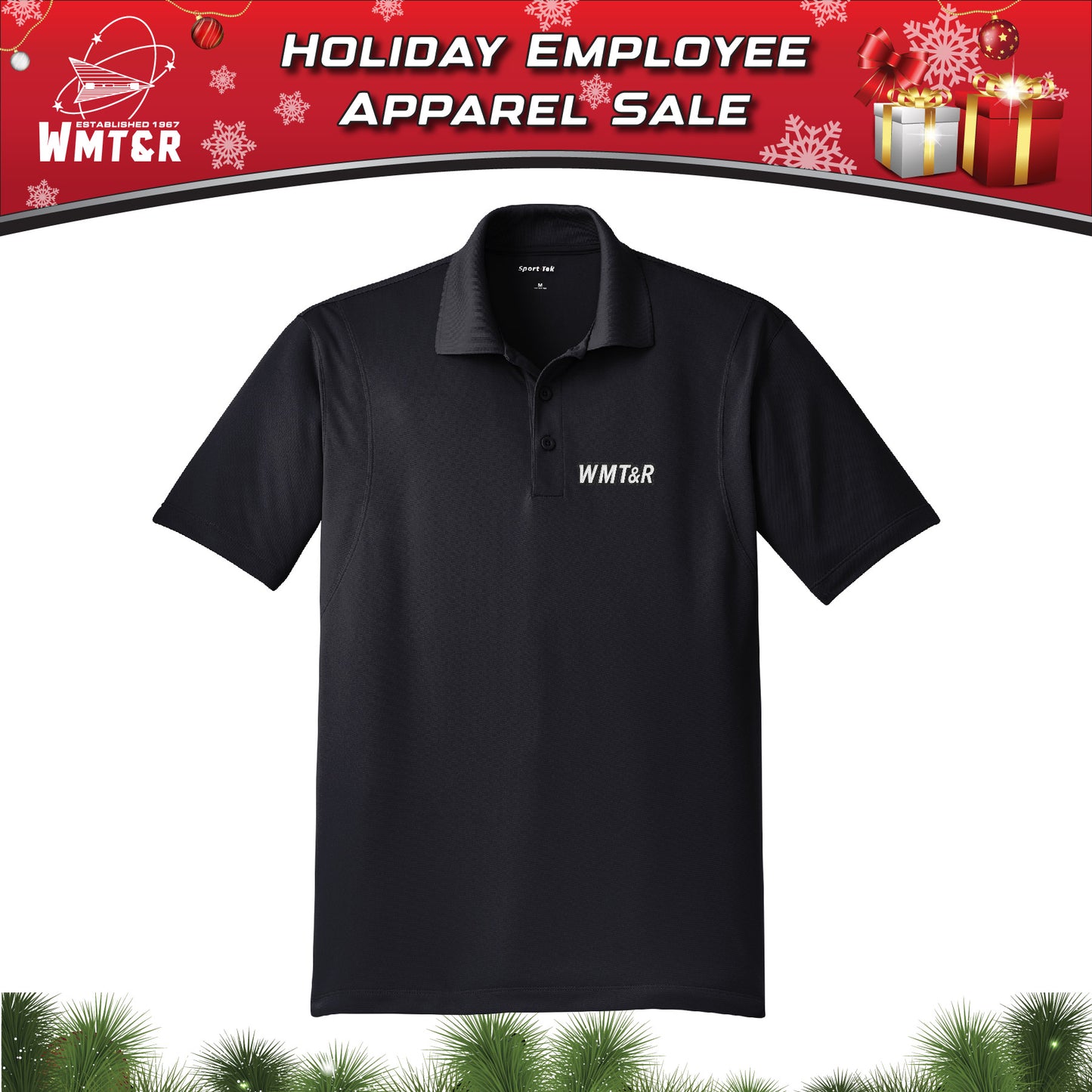 WMT&R - Moisture-Wicking - Embriodered Polo