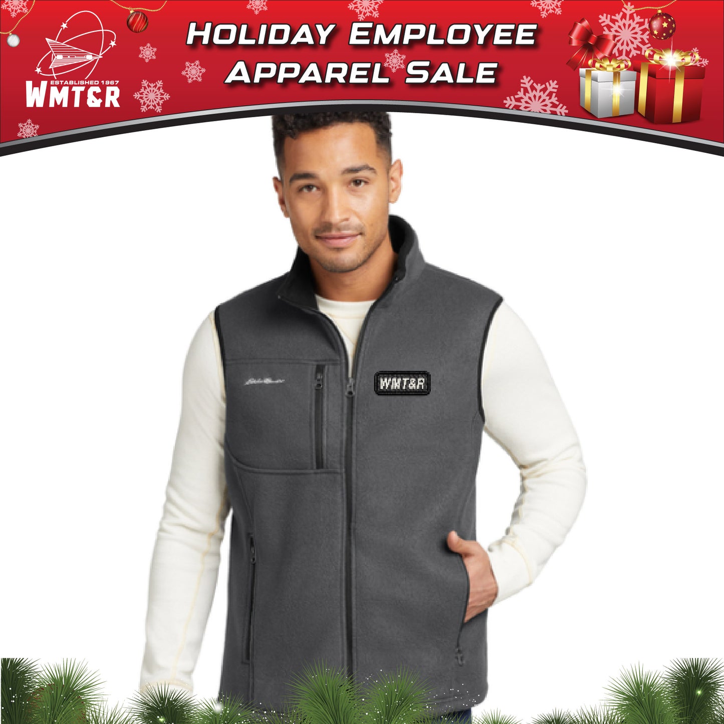WMT&R - Eddie Bauer Fleece Vest - Men's