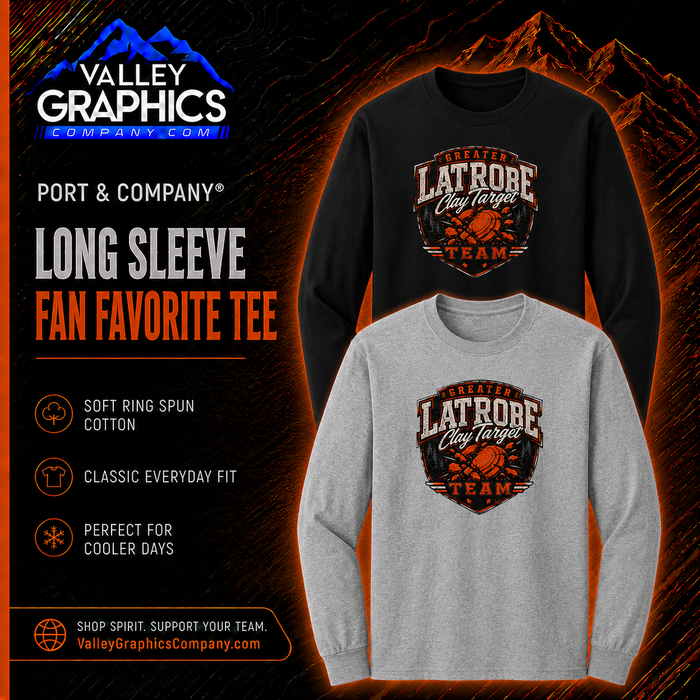 Ring Spun Long Sleeve Tee - GL Clay Target Team 2026 Summer