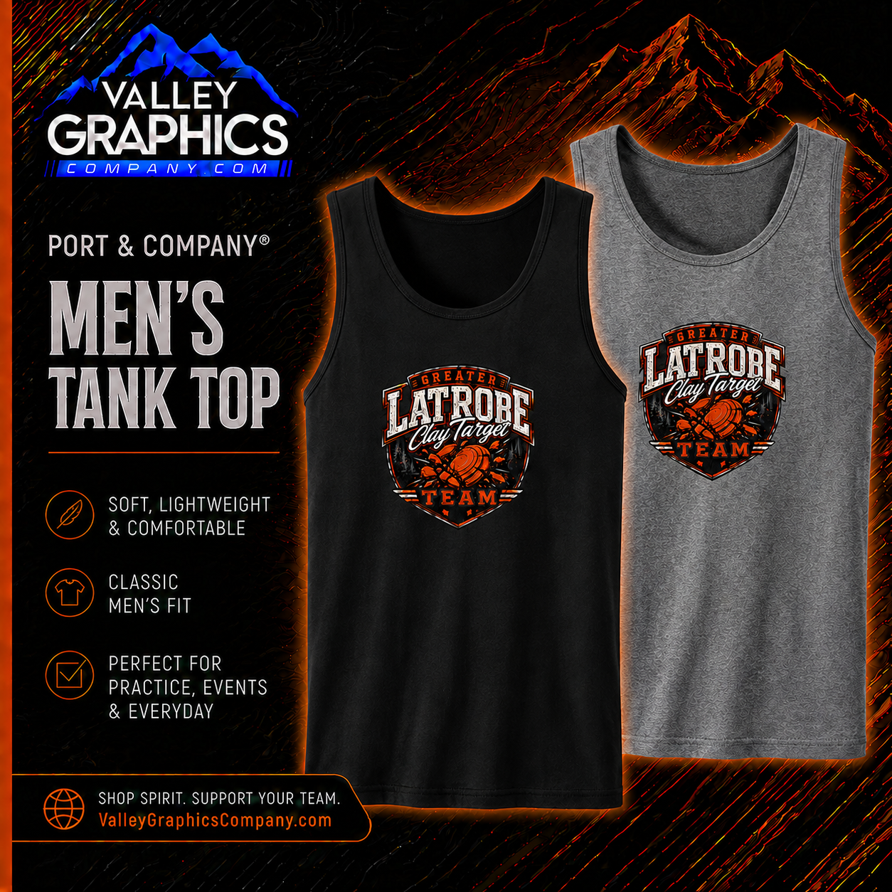 Unisex Muscle Tanktops - GL Clay Target Team 2026 Summer