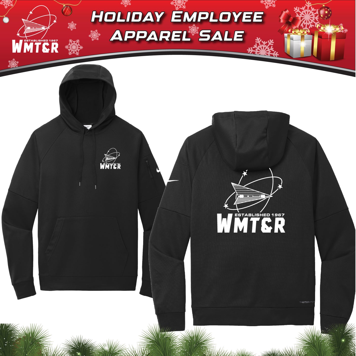 WMT&R - Nike Therma-FIT Pocket Pullover Fleece Hoodie