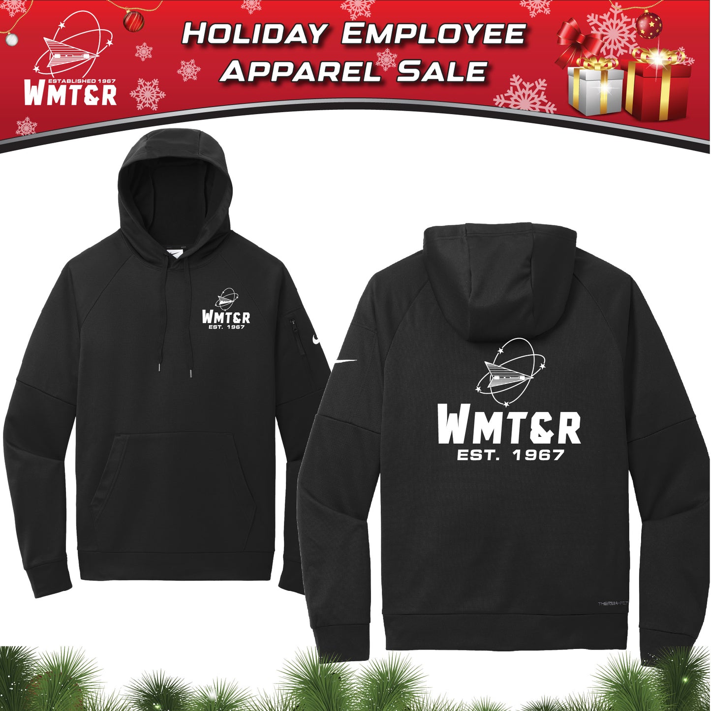 WMT&R - Nike Therma-FIT Pocket Pullover Fleece Hoodie