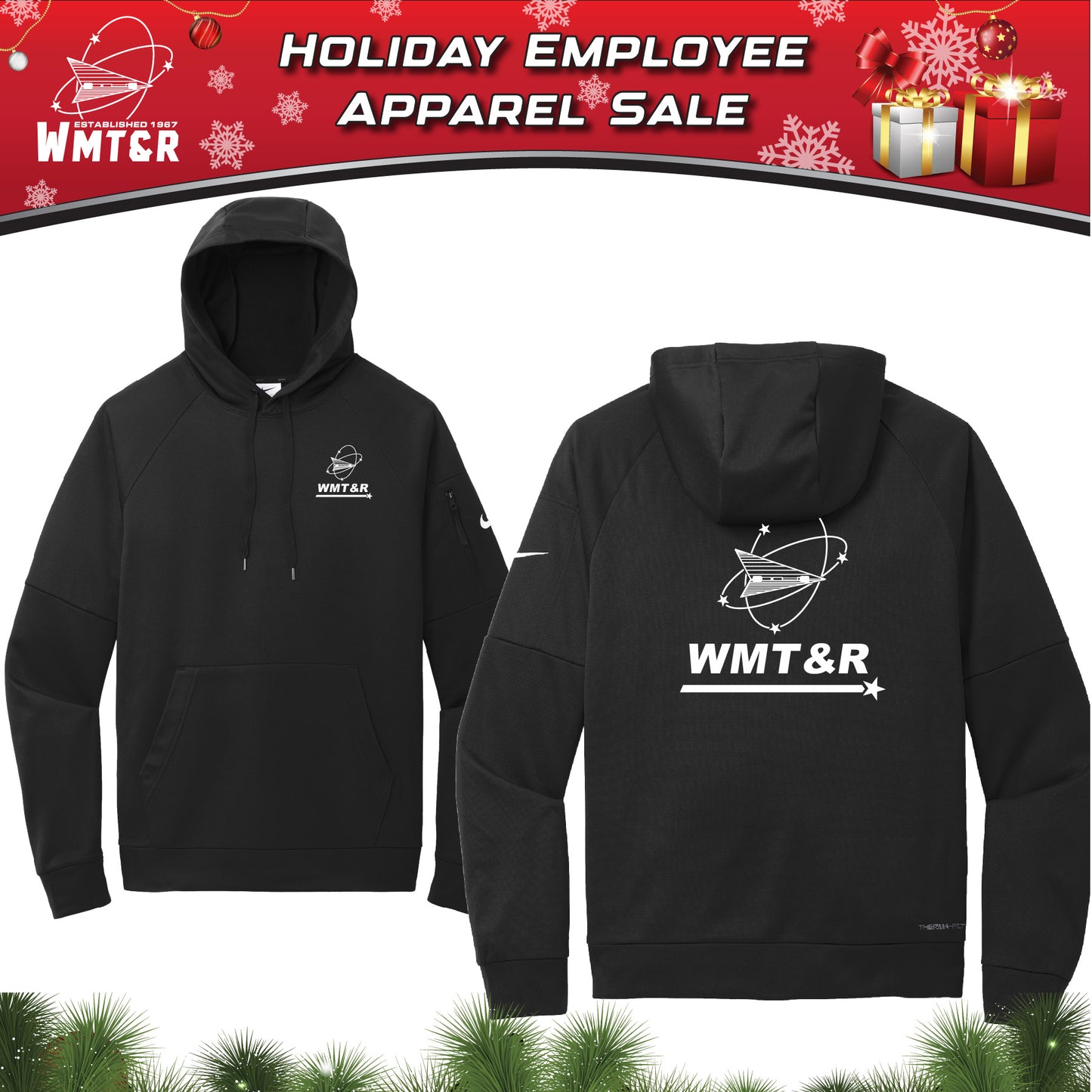 WMT&R - Nike Therma-FIT Pocket Pullover Fleece Hoodie