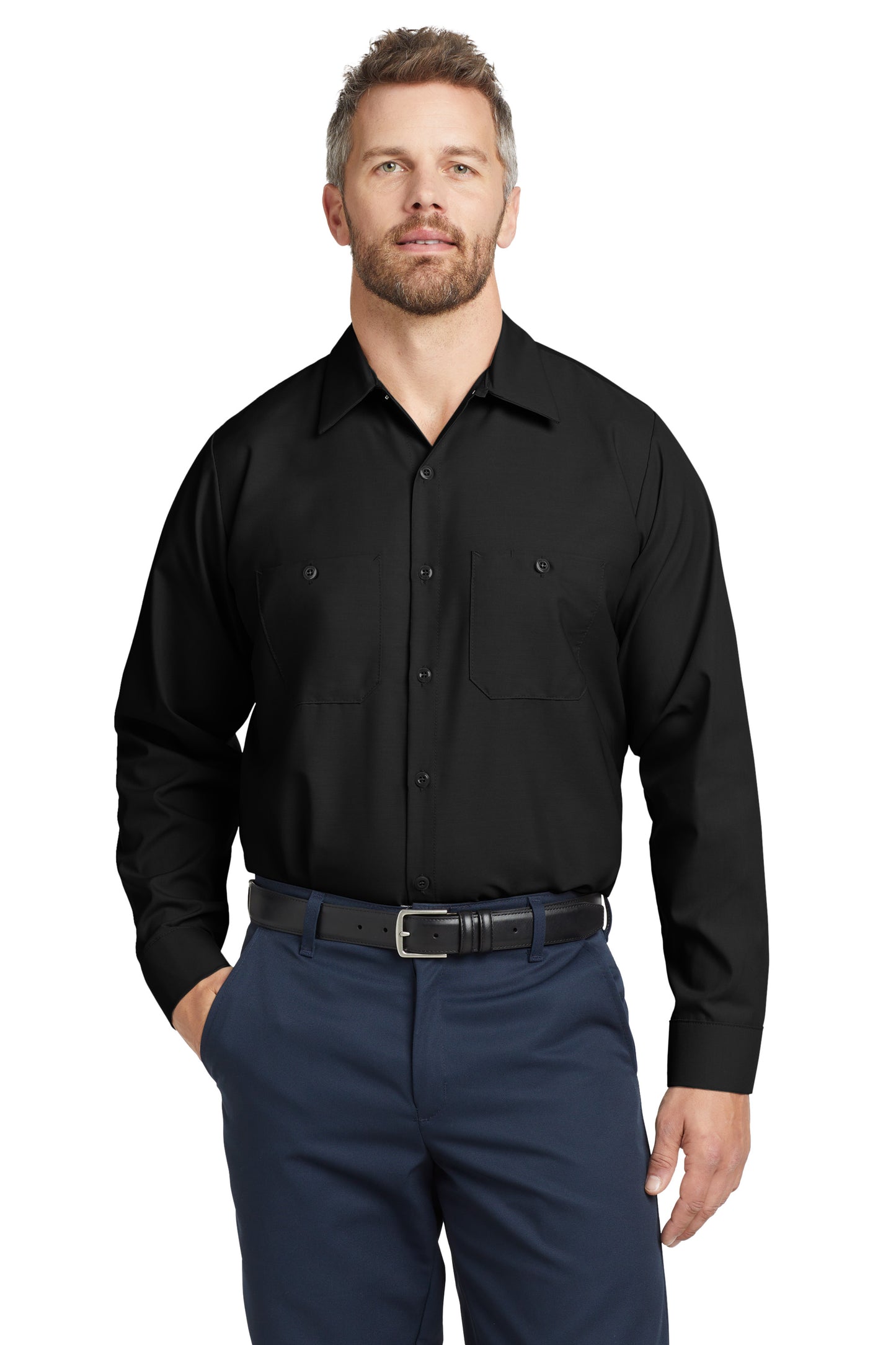 Red Kap® Long Sleeve Industrial Work Shirt