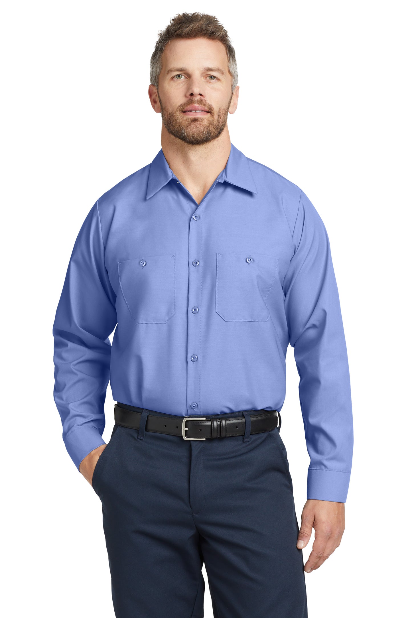 Red Kap® Long Sleeve Industrial Work Shirt