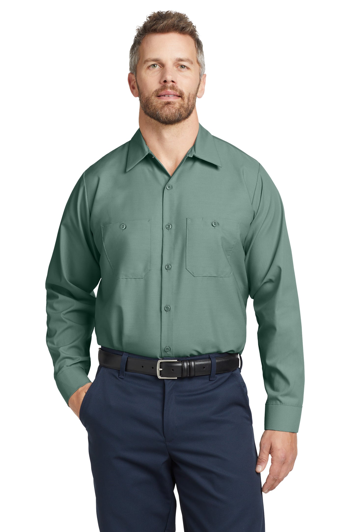 Red Kap® Long Sleeve Industrial Work Shirt