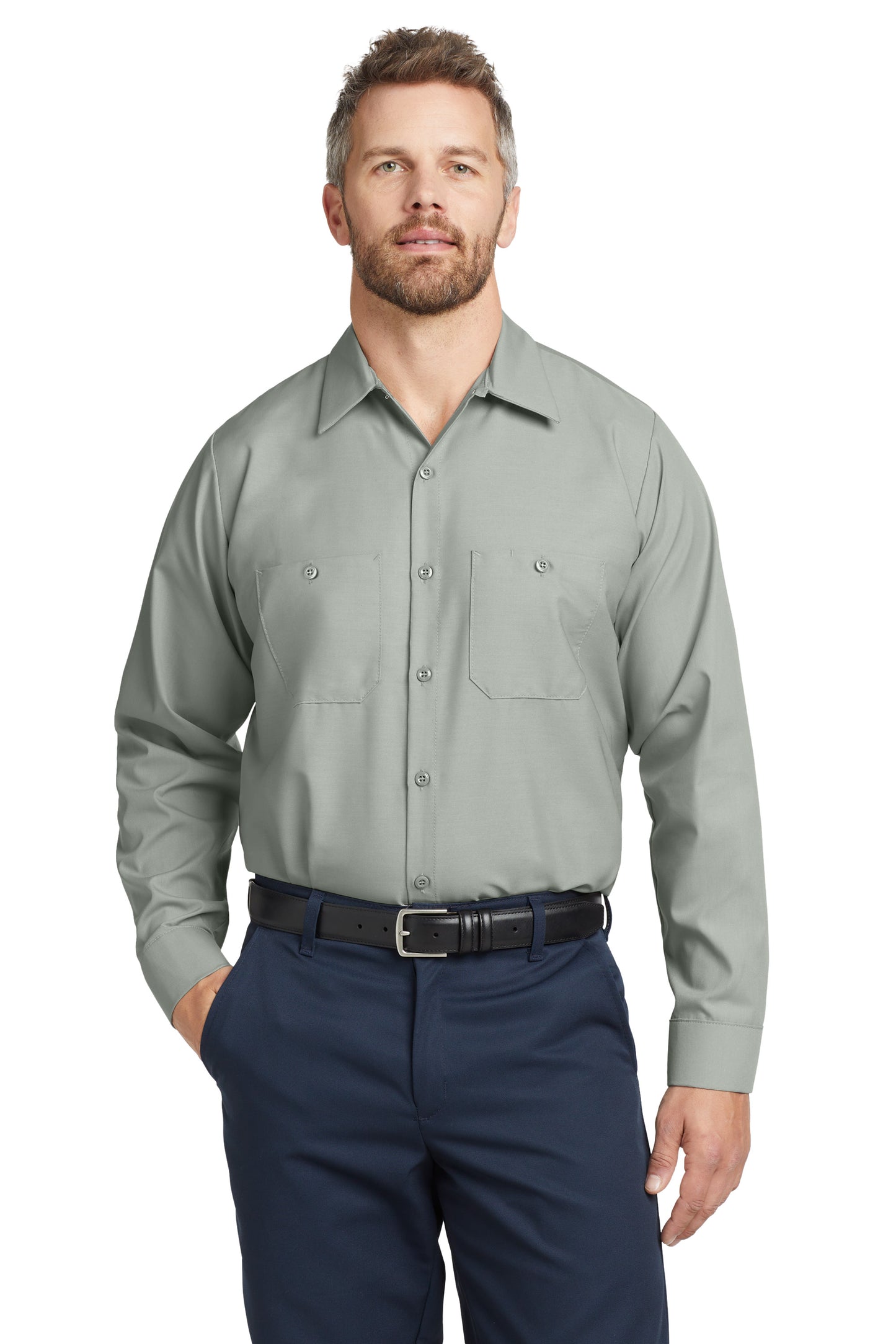 Red Kap® Long Sleeve Industrial Work Shirt