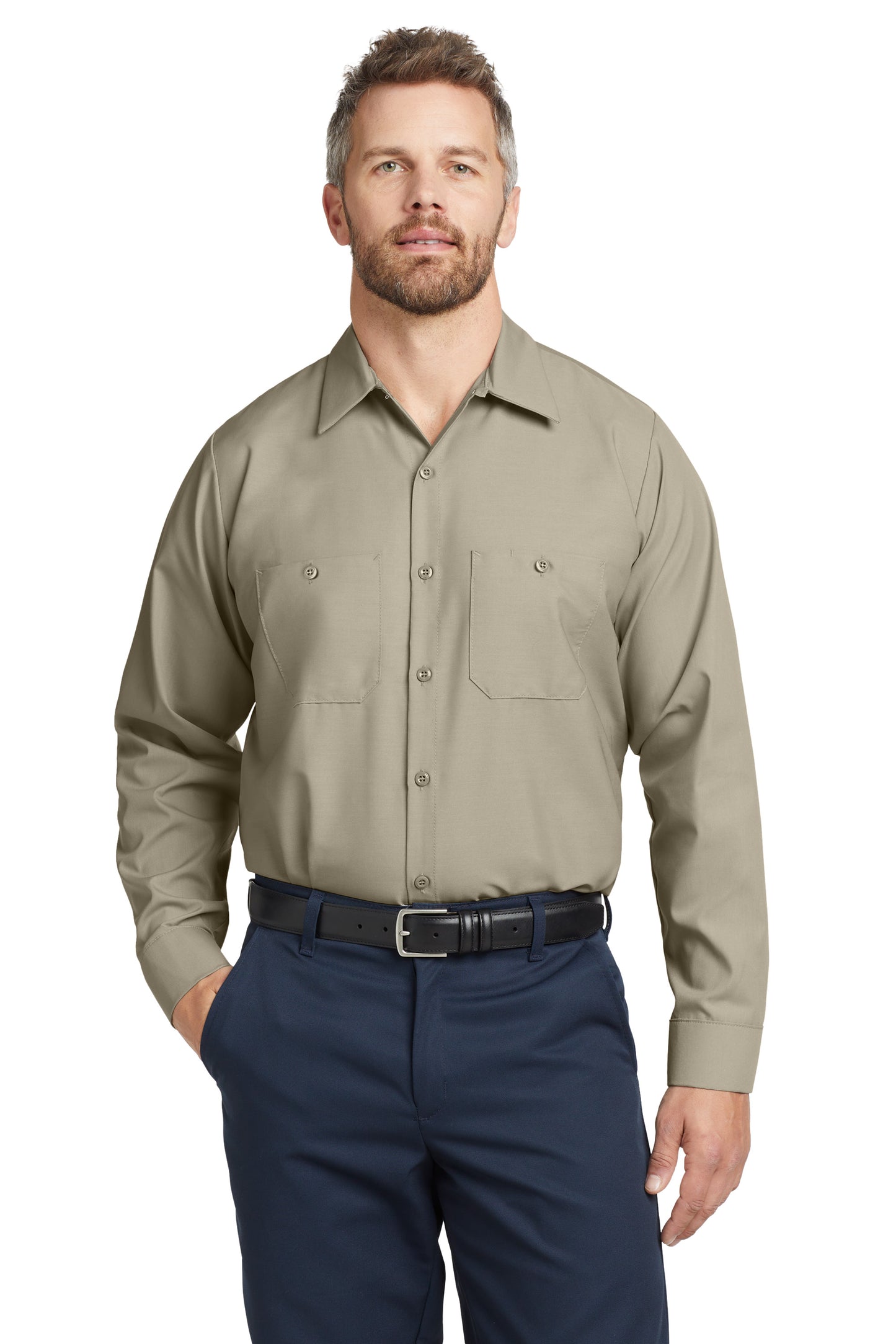 Red Kap® Long Sleeve Industrial Work Shirt
