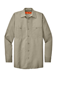 Red Kap® Long Sleeve Industrial Work Shirt