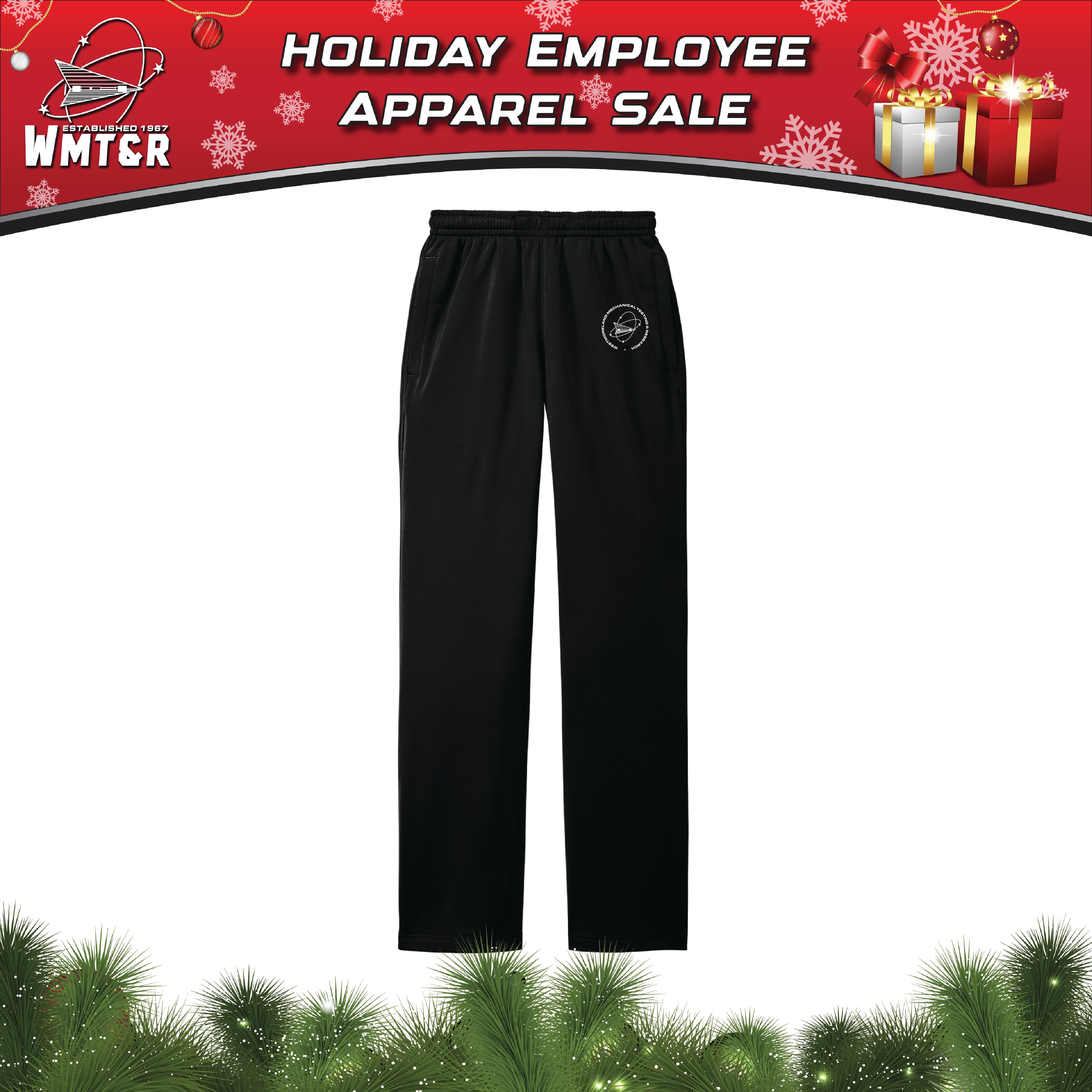 WMT&R - Open Bottom Fleece Sweatpants – Valley Graphics Company