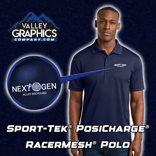 Sport-Tek® PosiCharge® RacerMesh® Polo - Next Gen Alloy