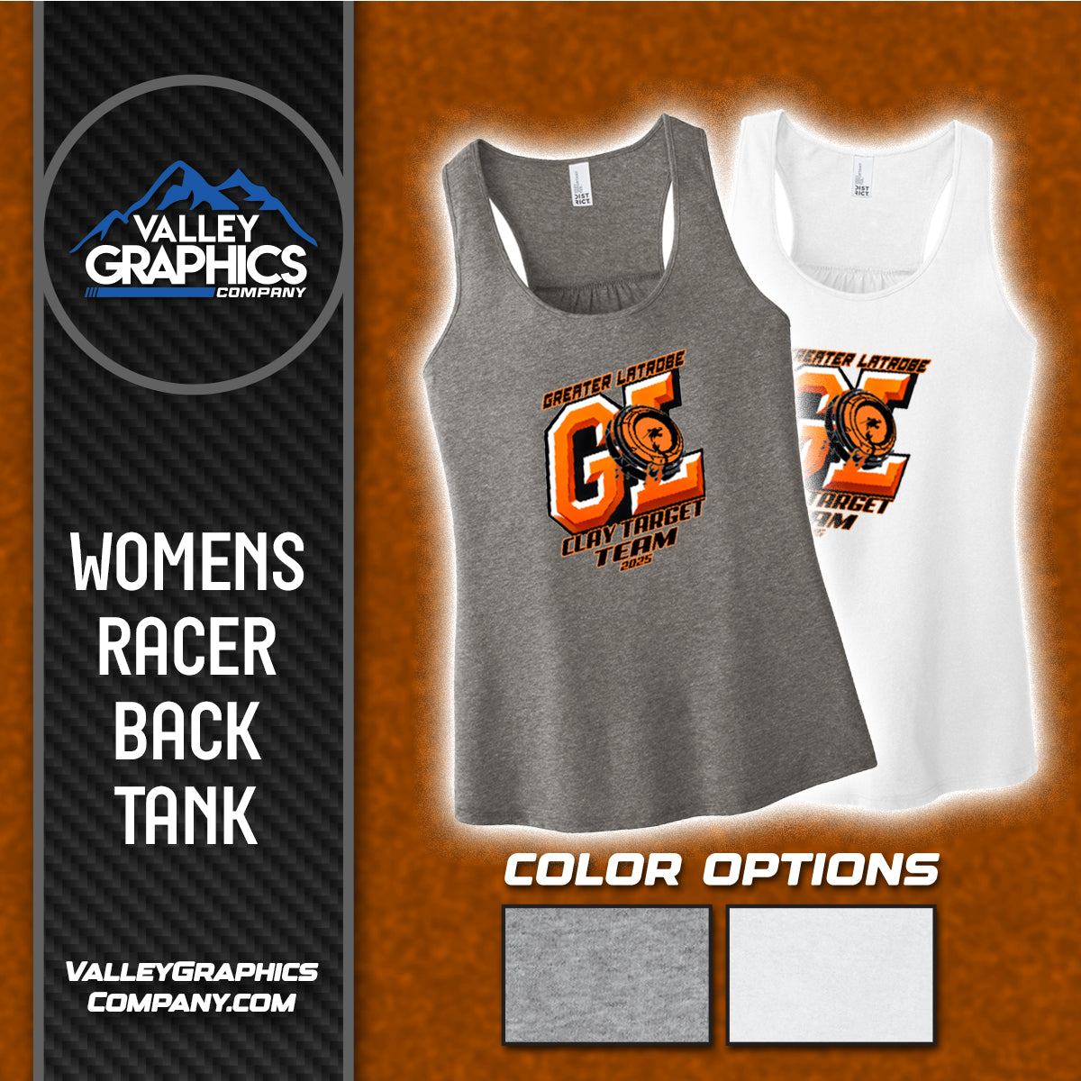 Racerback Tanktops - GL Clay Target Team 2025