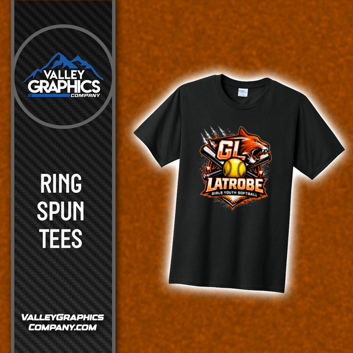 Ring Spun Tee Design A - GL Girls Youth Softball 2026