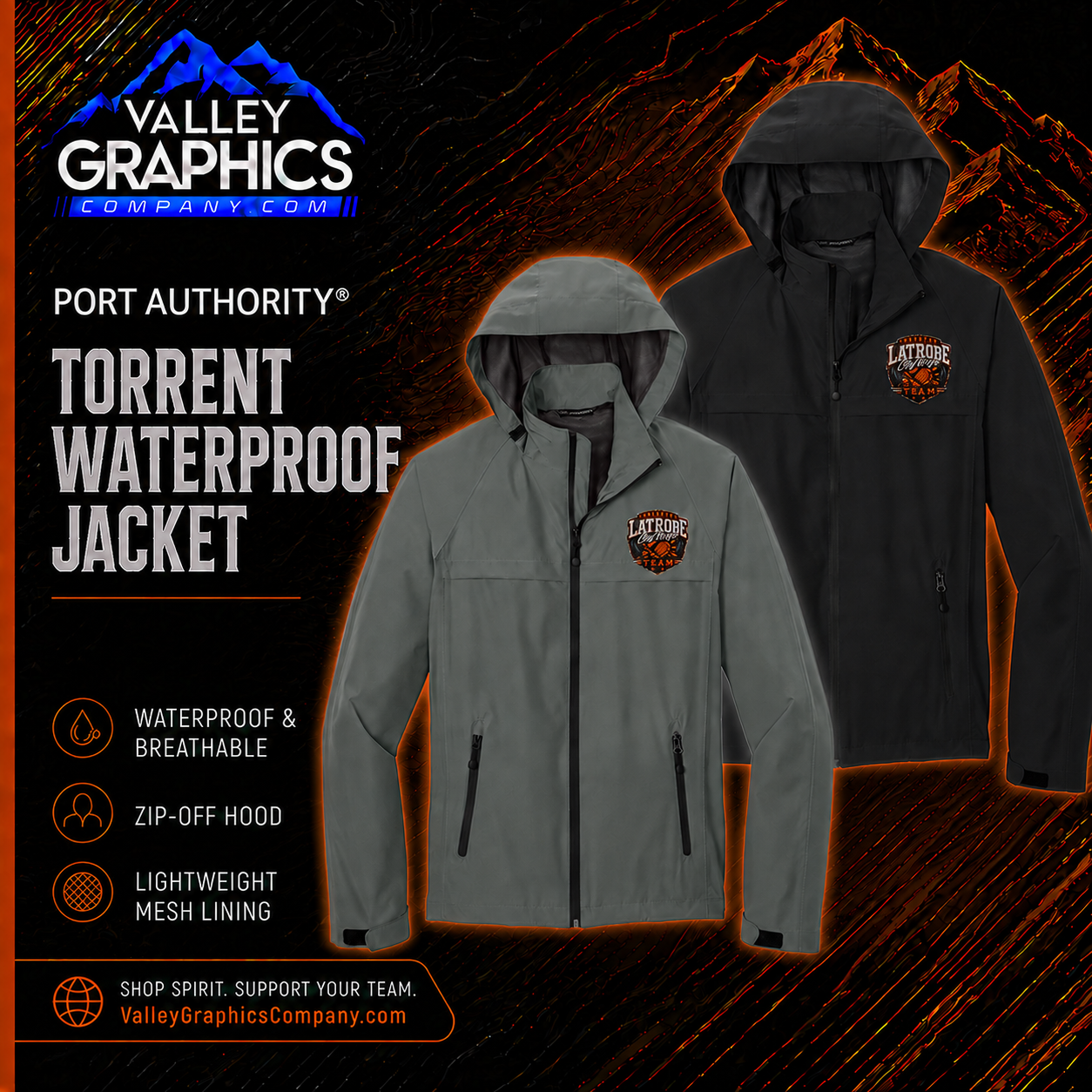 Rain Jacket - GL Clay Target Team 2026 Summer