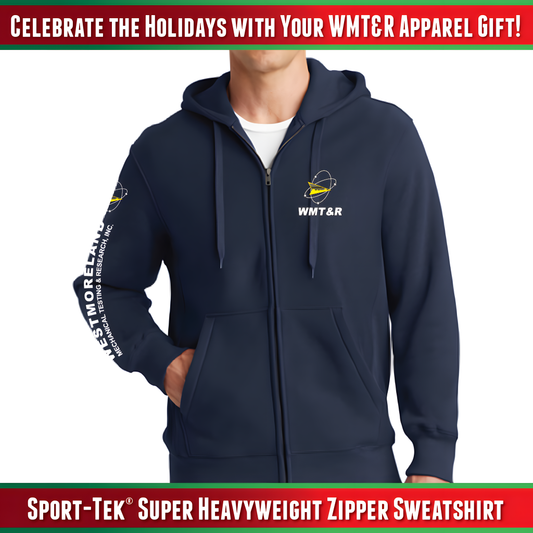 Zip Up Heavyweight Hoodie - Full Front Print  and Sleeve Print - WMT&R