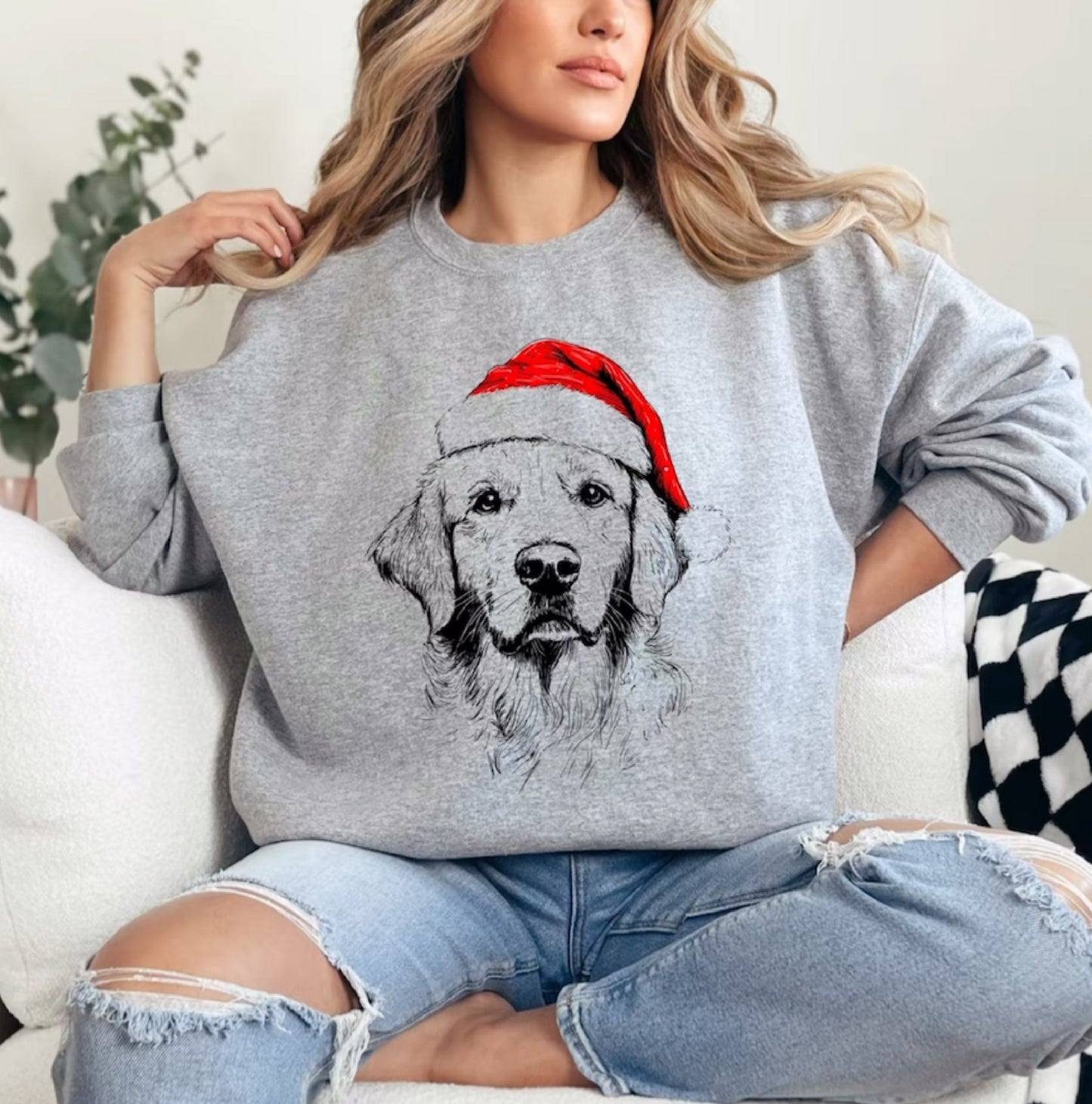 Santa Paws - Christmas Dog Sweatshirt